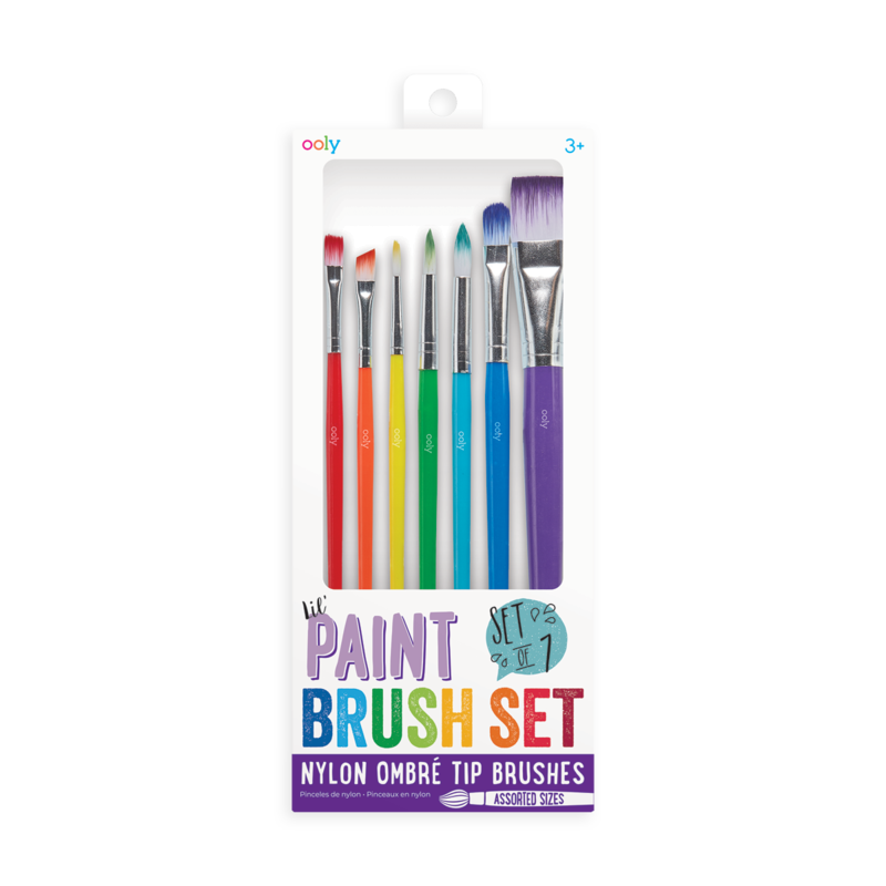Ooly Lil Paint Brush Set - Set of 7