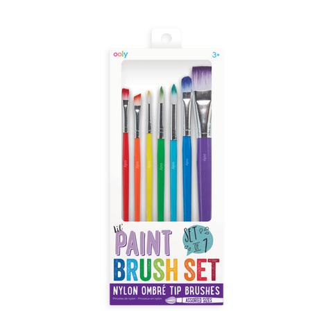 Ooly Lil Paint Brush Set - Set of 7