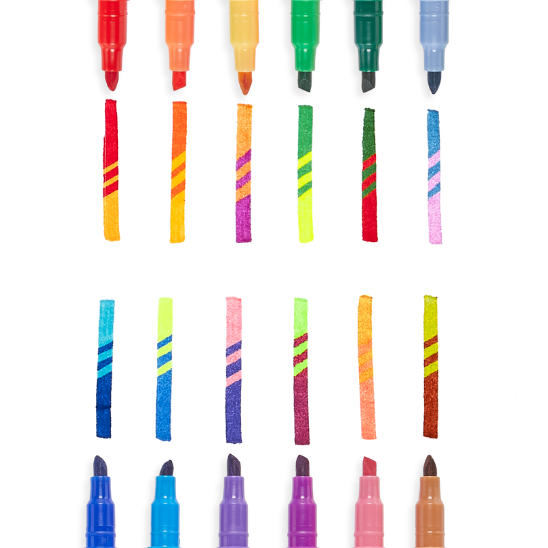 Ooly Switch-Eroo Color Changing Markers - Set of 12