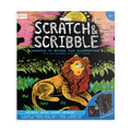 Ooly Scratch and Scribble Scratch Art Kit - Colorful Safari