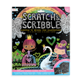 Ooly Scratch and Scribble Scratch Art Kit - Princess Garden