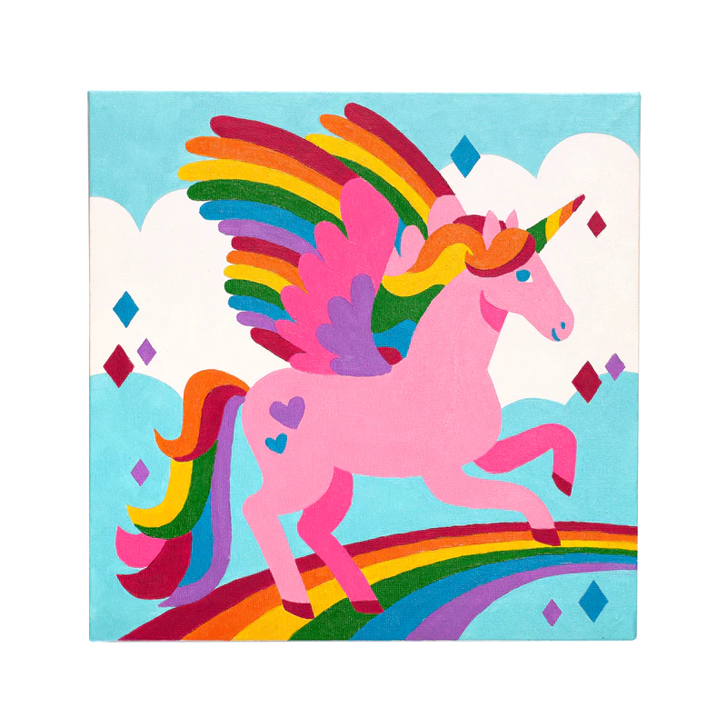 Ooly Colorific Canvas Paint By Number - Magical Unicorn
