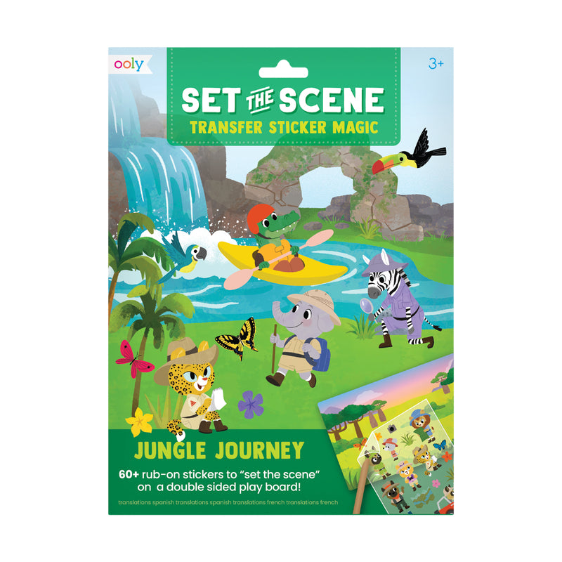 Ooly Set The Scene Transfer Stickers - Jungle Journey
