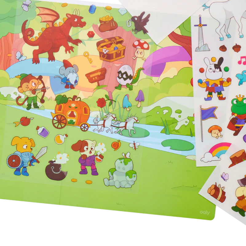 Ooly Set The Scene Transfer Stickers - Magical Forest