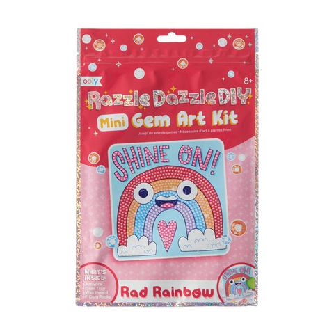 Ooly Razzle Dazzle D.I.Y. Mini Gem Art Kit - Rad Rainbow