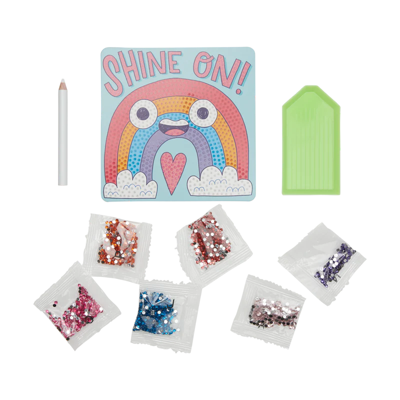 Ooly Razzle Dazzle D.I.Y. Mini Gem Art Kit - Rad Rainbow