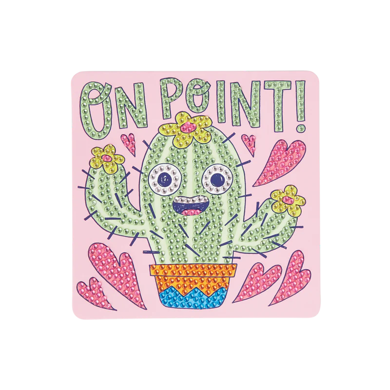 Ooly Razzle Dazzle D.I.Y. Mini Gem Art Kit - Cheery Cactus
