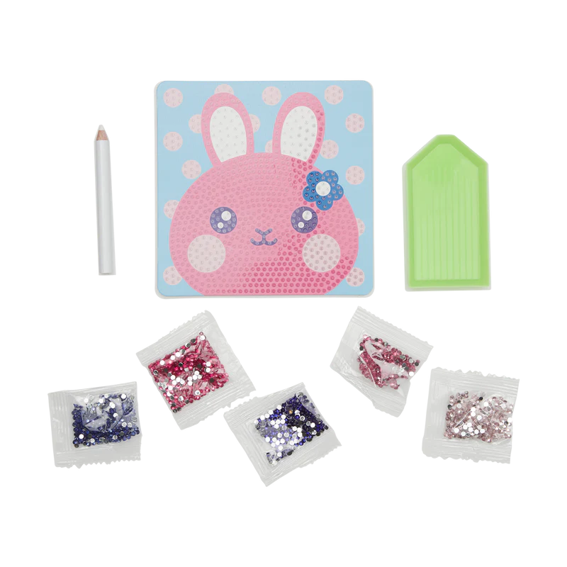 Ooly Razzle Dazzle D.I.Y. Mini Gem Art Kit - Bouncy Bunny