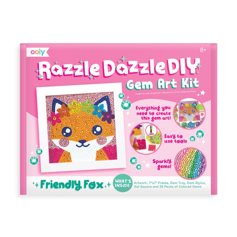 Ooly Razzle Dazzle D.I.Y. Gem Art Kit: Friendly Fox