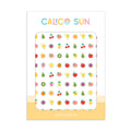Ooly Calico Sun Nail Stickers - Clementine