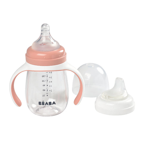 Beaba 2 in 1 Learning Cup 210 ml Vintage Pink