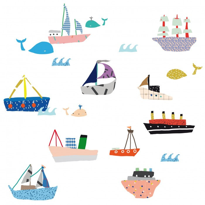 Mimi'lou Wall Sticker - Boats