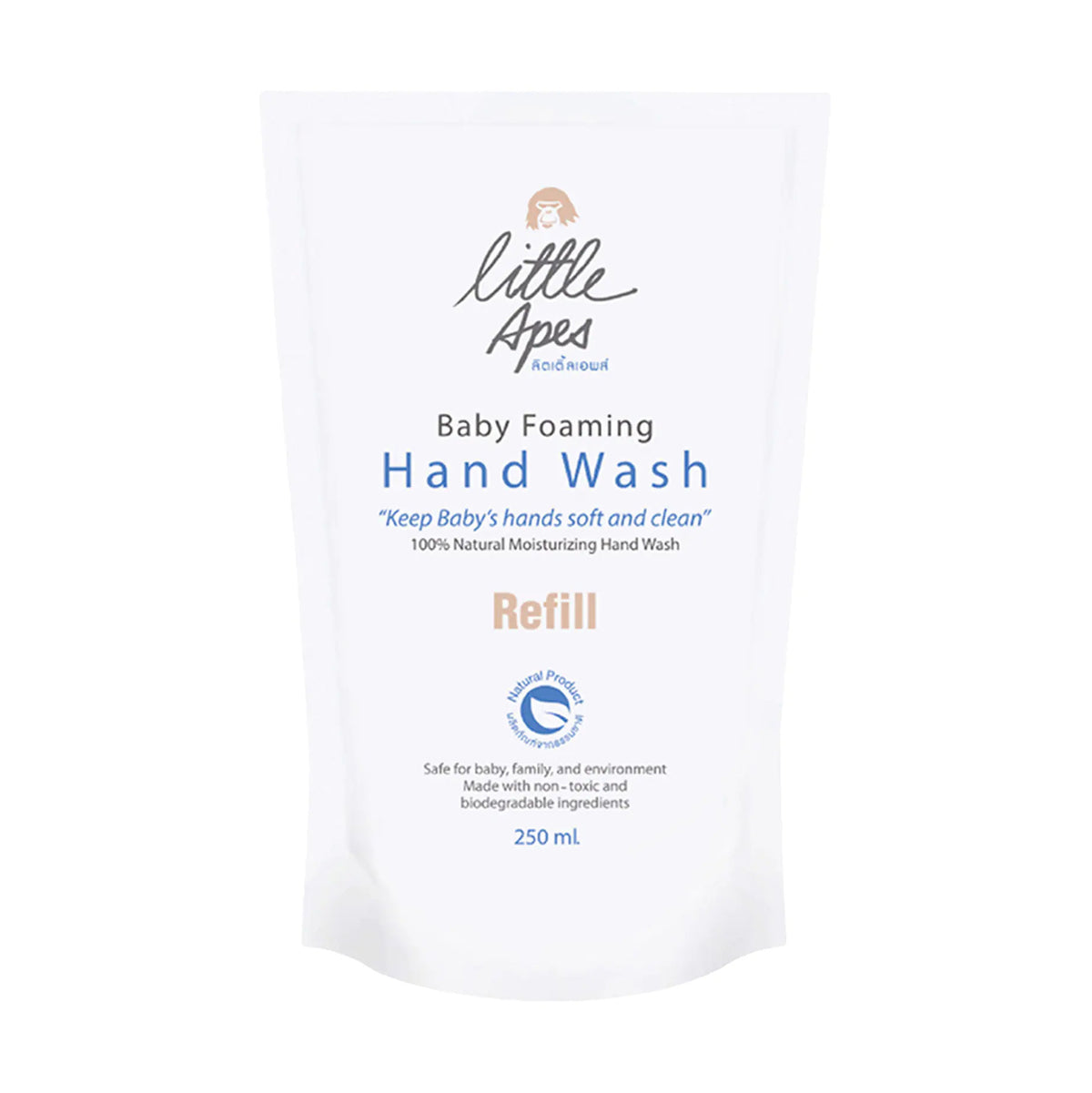 Little Apes Baby Foaming Hand Wash Refill 250ml