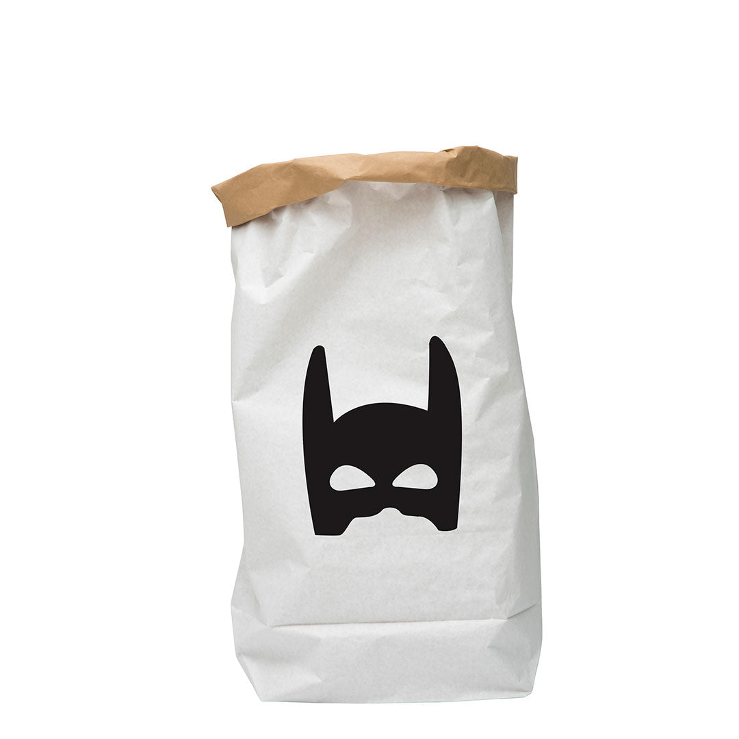 Tellkiddo Paper Bag Superhero Black