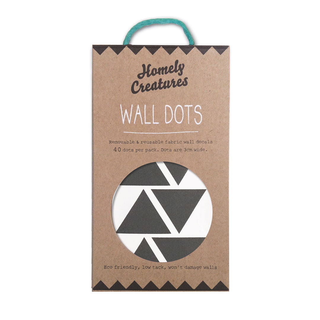 Homely Creatures Wall Decal Triangles - Black