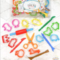 Halo Rainbow Play Dough Tool Set Big Pack