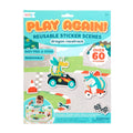 Ooly Play Again! Reusable Sticker Scenes - Dragon Racetrack