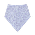 Little Canary Muslin Bib Wild Flower Lavender