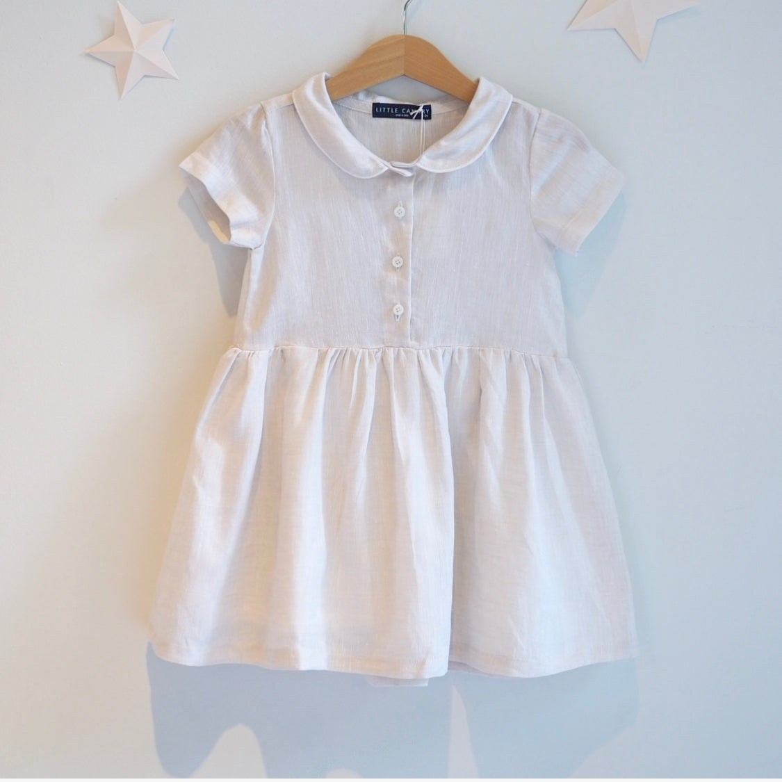 Little Canary Clothing Mary Jane Dress – Cream
