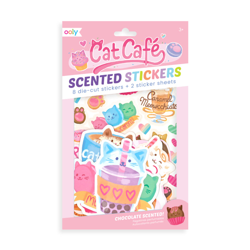 Ooly Scented Stickers - Cat Cafe