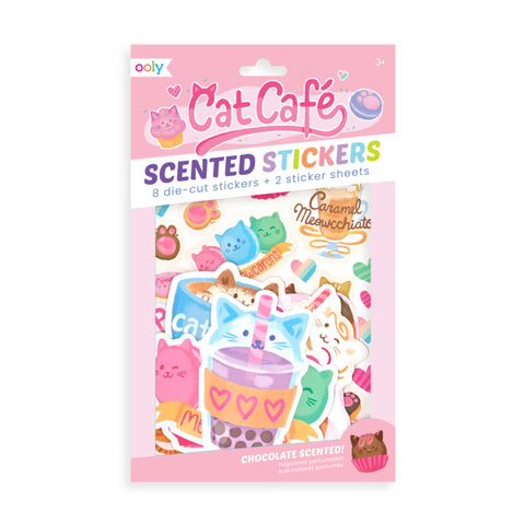Ooly Scented Stickers - Cat Cafe