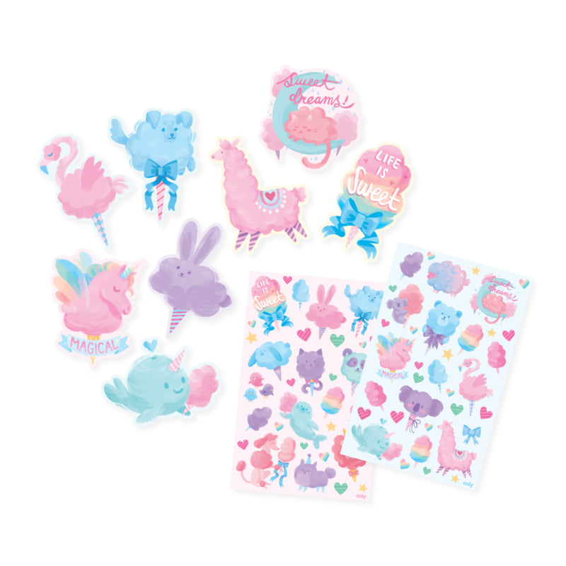 Ooly Scented Stickers - Fluffy Cotton Candy