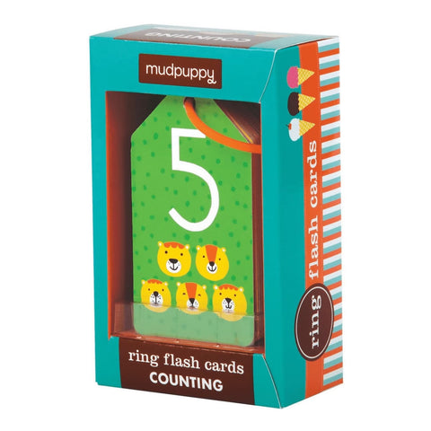 Mudpuppy Ring Flash Cards - Counting