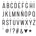 A Little Lovely Company Lightbox Letter Set - Basic