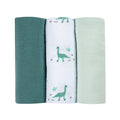 Beaba Muslins Organic Cotton Jurassic Green