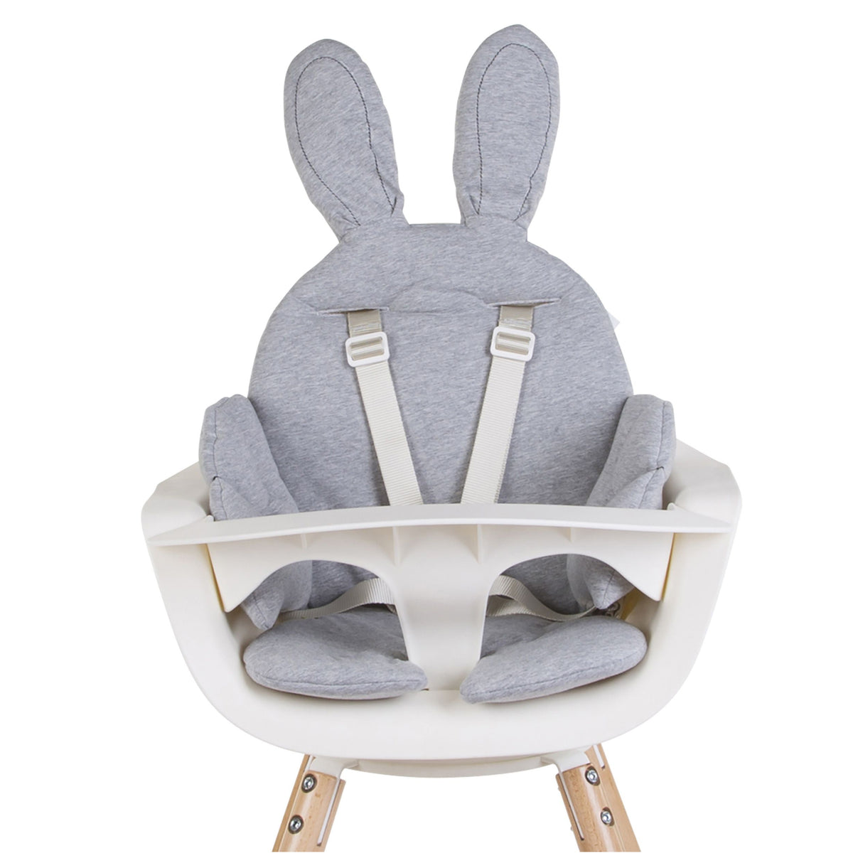 Childhome Rabbit Cushion Jersey Grey