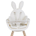 Childhome Rabbit Cushion Jersey White