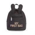 Childhome My First Bag Children's Backpack Black Gold