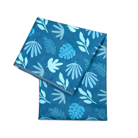 Bumkins Splat Mat - Blue Tropic