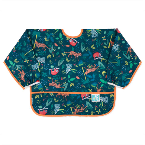 Bumkins Sleeved Bib - Jungle