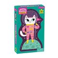 Mudpuppy Shaped Character Puzzle 50 Piece - Space Cat