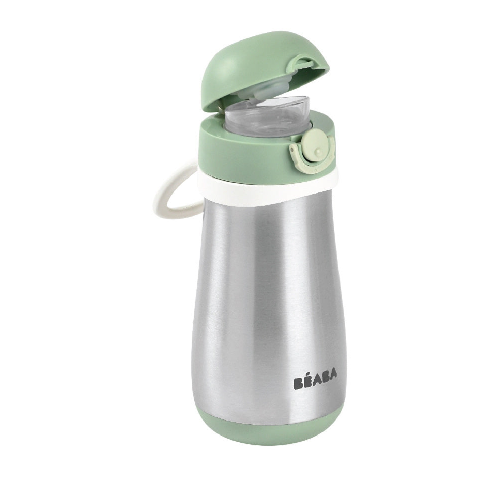Beaba Stainless Steel Spout Bottle 350 ml Frosty Green