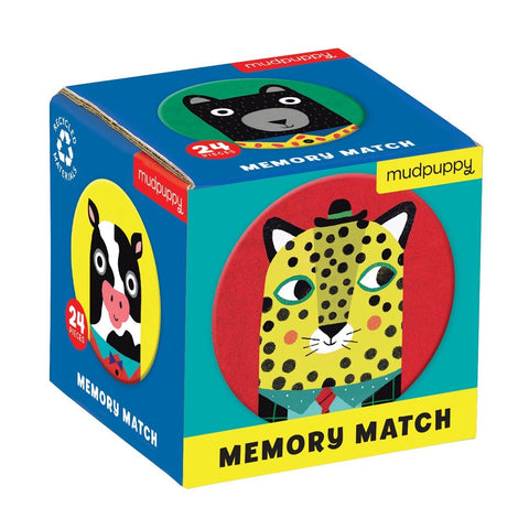 Mudpuppy Mini Memory Match - Animal Friends
