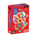 Mudpuppy Scratch and Sniff Shaped Mini Puzzle - Bubblegum Turtle