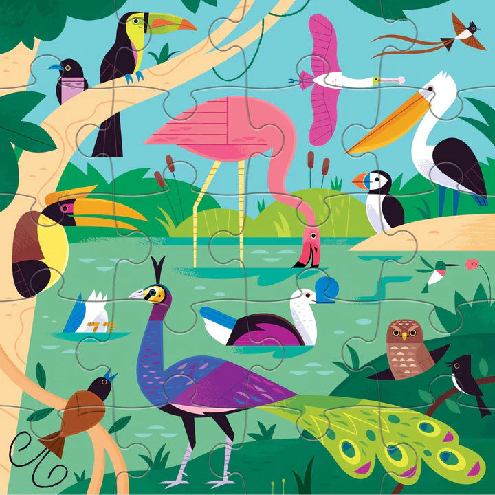 Mudpuppy Magnetic Puzzles - Bugs & Birds