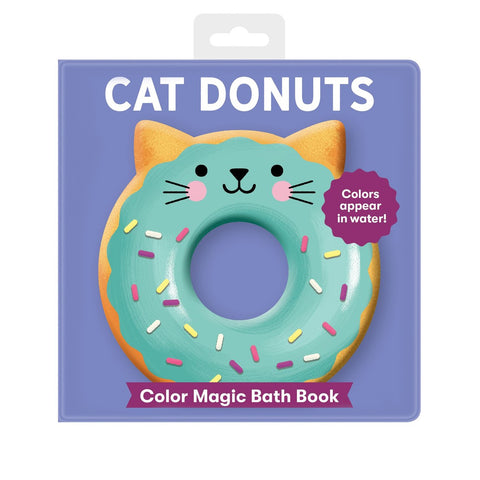 Mudpuppy Color Magic Bath Book - Cat Donuts