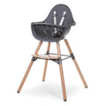 Childhome Evolu 2 Chair Natural Anthracite + Bumper