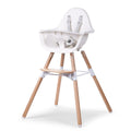 Childhome Evolu 2 Chair Natural White + Bumper