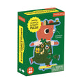 Mudpuppy Scratch and Sniff Shaped Mini Puzzle - Cinnamon Bear