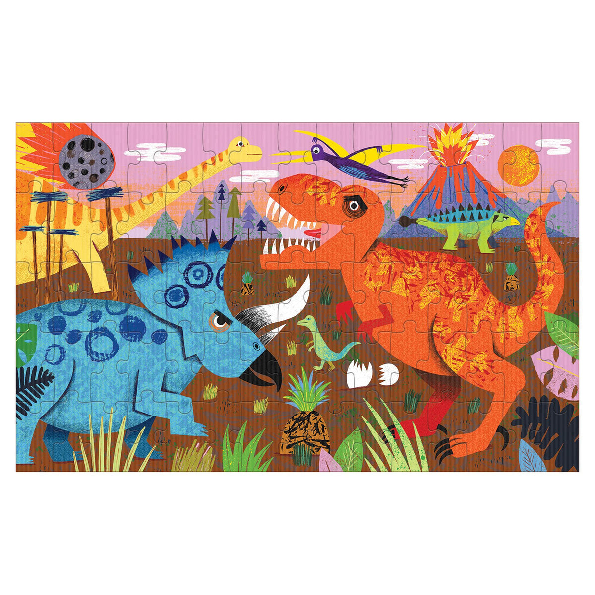 Mudpuppy 75 Piece Lenticular Puzzle - Dinosaur Roar!