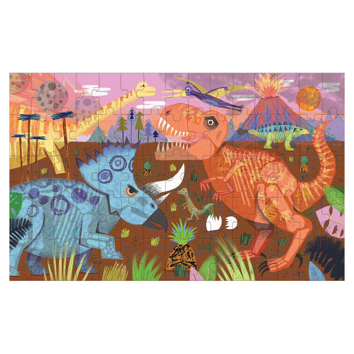 Mudpuppy 75 Piece Lenticular Puzzle - Dinosaur Roar!