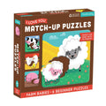 Mudpuppy I Love You Match-Up Puzzles - Farm Babies