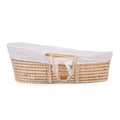 Childhome Moses Basket Soft Cornhusk with Mattress and Jersey Cover Offwhite