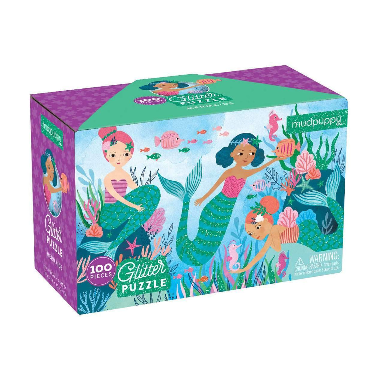 Mudpuppy Mermaids Glitter Puzzle