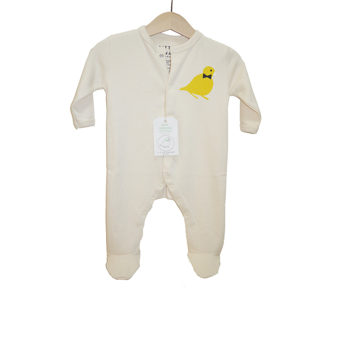 Little Canary Clothing Organic Cotton Overalls Yellow