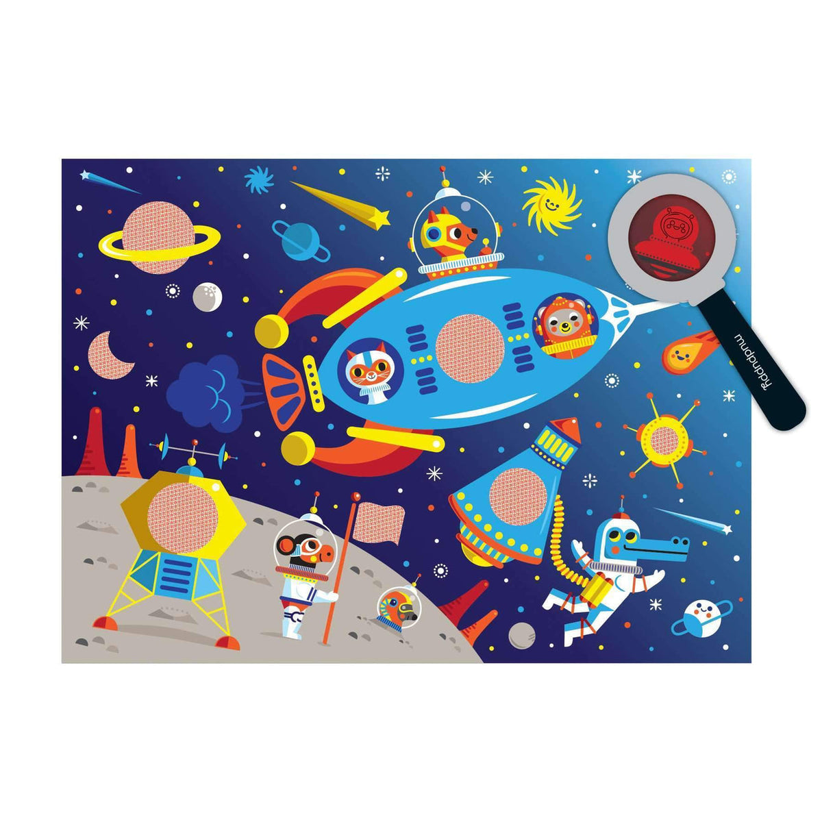 Mudpuppy Secret Picture Puzzle - Outer Space